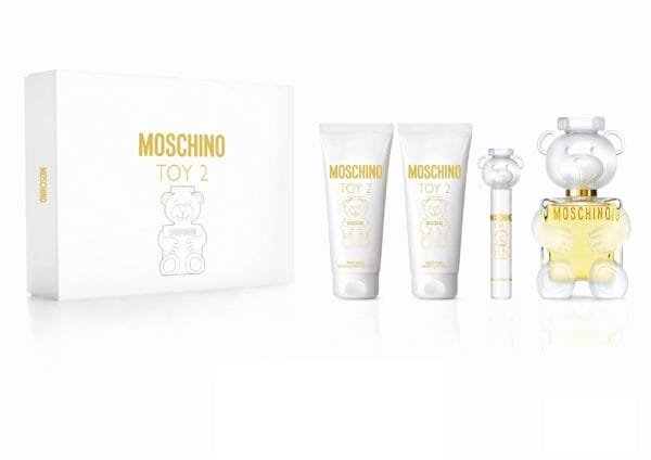 MOSCHINO TOY 2 Set 4 Pz Eua De Parfum100 ML-Shower gel-Body Lotion-Travel Spray 10 Ml Para Mujer - Image 2